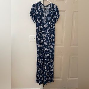 Torrid Navy Floral Romper Size 0